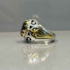 Persian Yellow Citrine Silver Ring for Men Tirdad