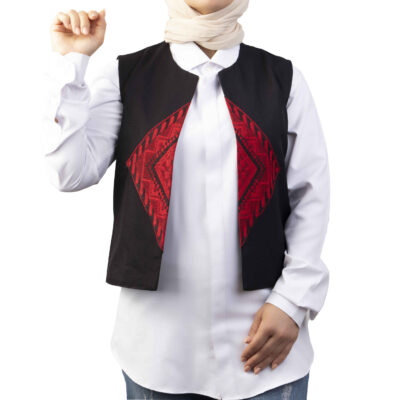 Embroidered Vest for Women with Balochi Design
