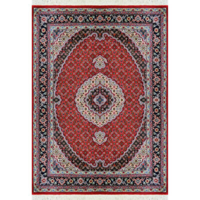 Persian Wool Carpet Genuine Hand-Knotted in Khoy Riz Mahi