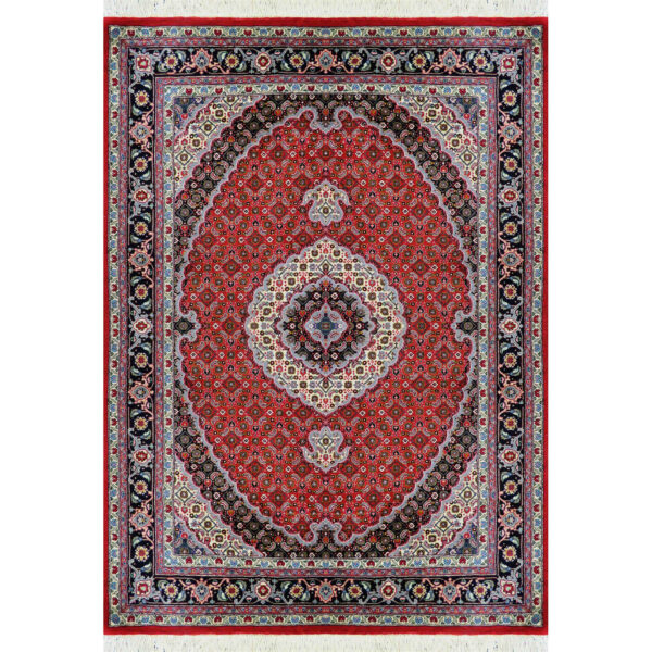 Persian Wool Carpet Genuine Hand-Knotted in Khoy Riz Mahi