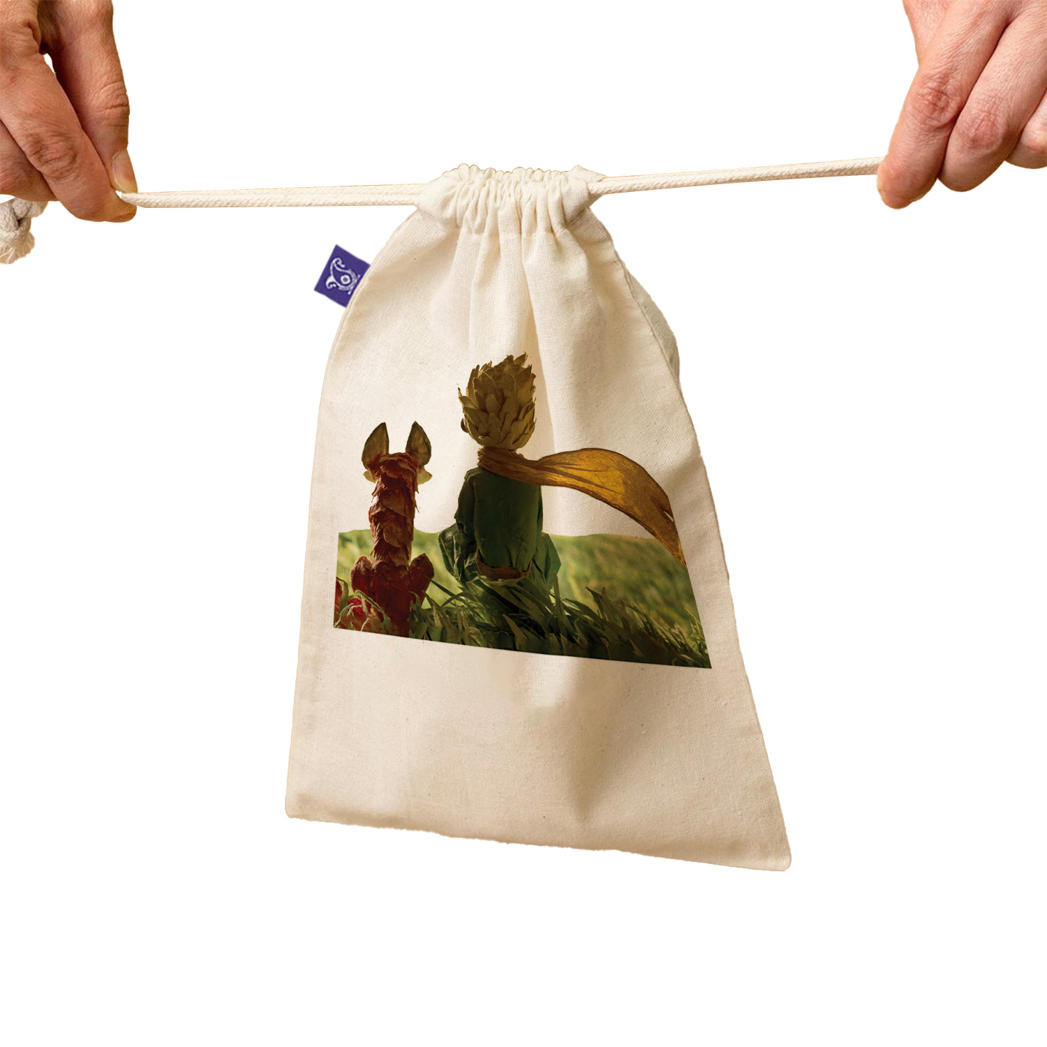 Drawstring Cotton Storage Bag – Eco-Friendly and Reusable The Little Prince Design