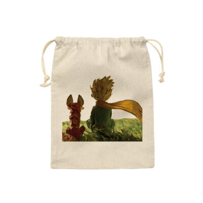 Drawstring Cotton Storage Bag – Eco-Friendly and Reusable The Little Prince Design