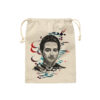 Drawstring Cotton Storage Bag - Eco-Friendly and Reusable with Homayoun Shajarian Design