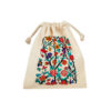 Drawstring Cotton Storage Bag - Eco-Friendly and Reusable Sadia Tile Design