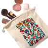 Drawstring Cotton Storage Bag - Eco-Friendly and Reusable Sadia Tile Design