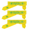 Islamic Shia Headband for Shia Muslims - Salam Ya Mahdi Yellow (21x)