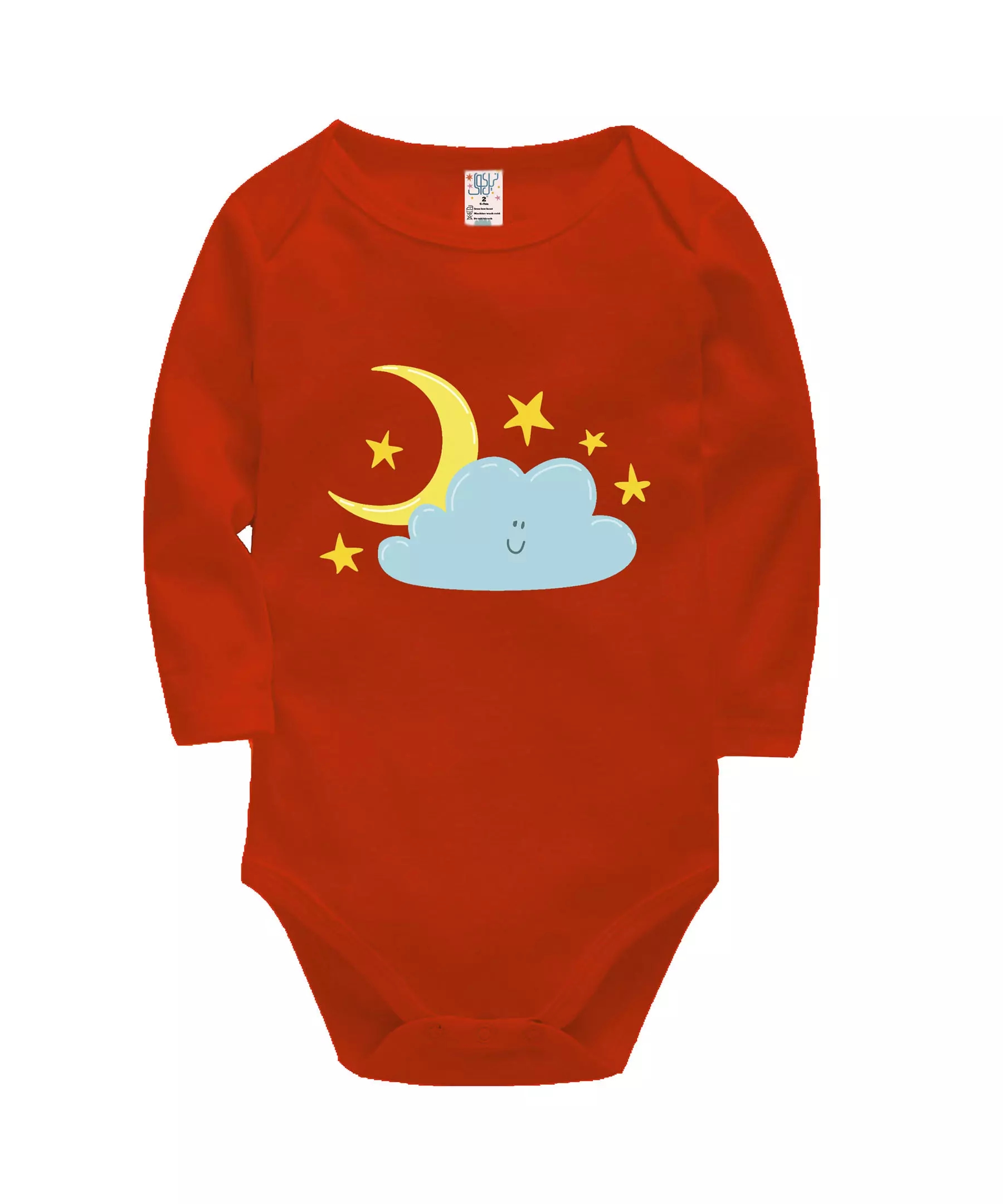 Set of 5 Lap Shoulder Baby Bodysuit Long Sleeve