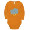 Set of 5 Lap Shoulder Baby Bodysuit Long Sleeve