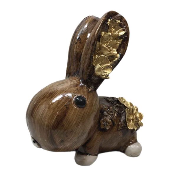 Decorative Sitting Rabbit Figurine for Home Decor - Adorable Bunny Sculpture