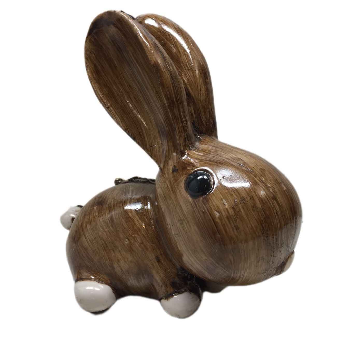 Decorative Sitting Rabbit Figurine for Home Decor – Adorable Bunny Sculpture