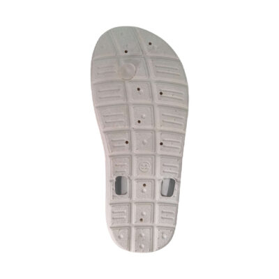 Flip Flop Beach Slippers for Men White & Gray