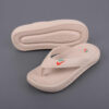 Flip Flop Thong Slippers Non-Slip for Men Light Pink