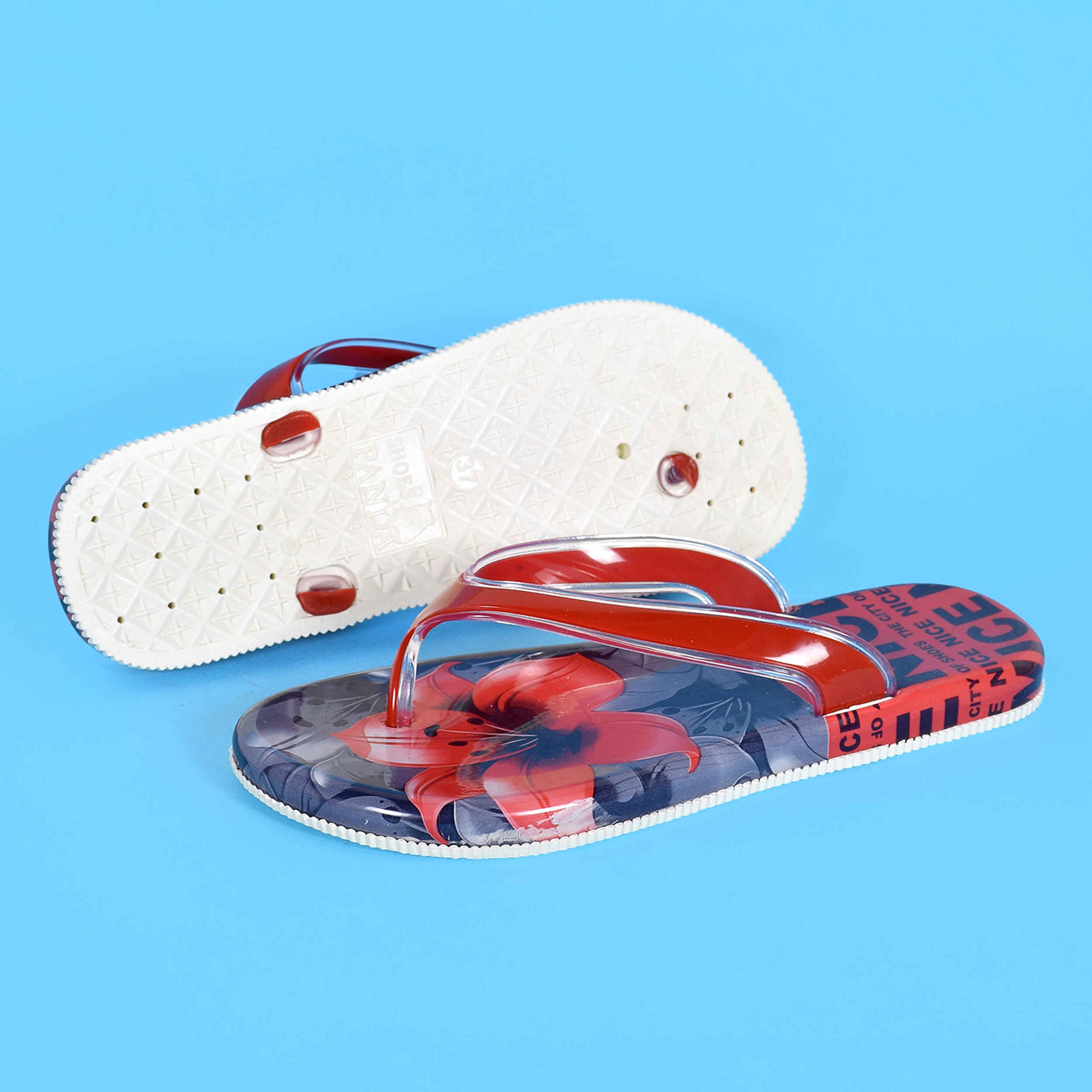 Flip Flop Thong Slippers Fuzzy for Women & Beach