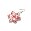 Ceramic Earrings for women Traditional Style Flower