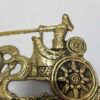 Brass Key Holder Vintage Chariot Unlock Nostalgic Elegance
