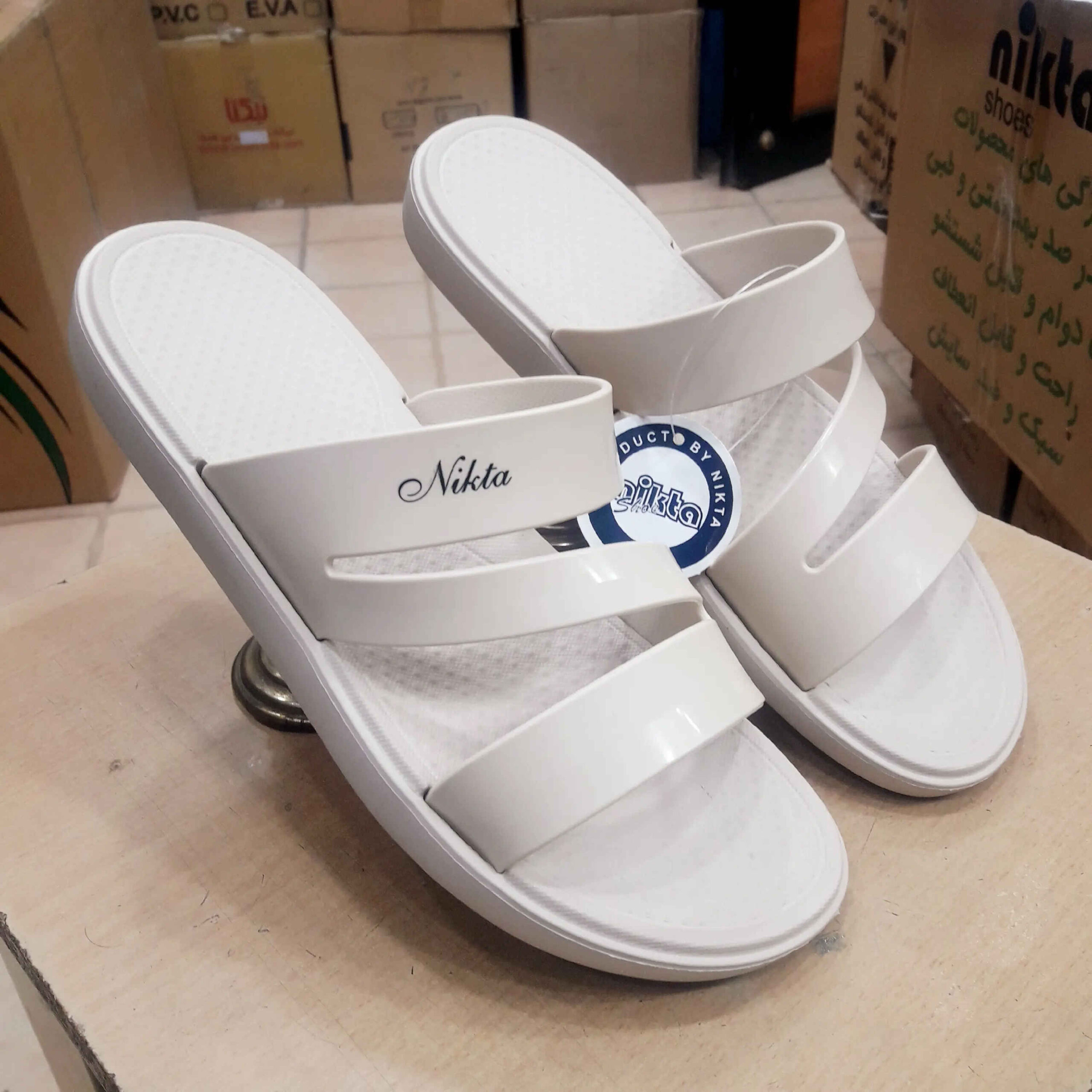 White Ihram slippers for Hajj Umrah for Women G4660