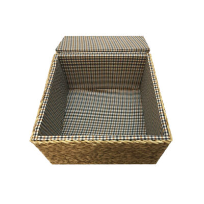 Woven Basket Handwoven with Lid Model Kamelia