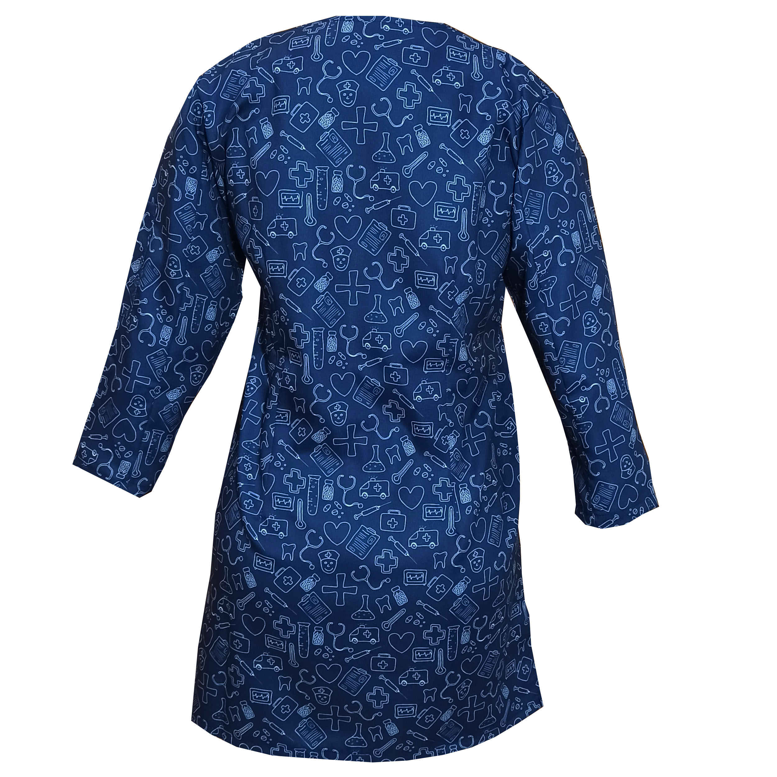 Women’s Blue Medical Scrub Top Uniform – Vibrant & Comfortable