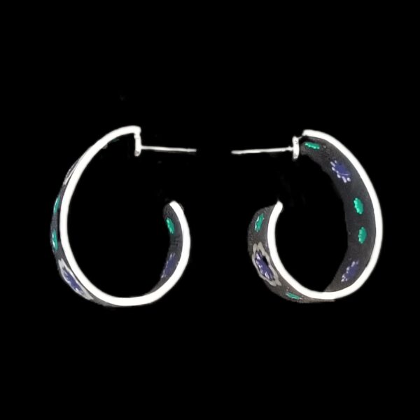 Metal Drop Earrings for Women Floral Indian Design