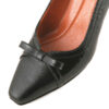 Women's Leather High Heels Shoes with Bow