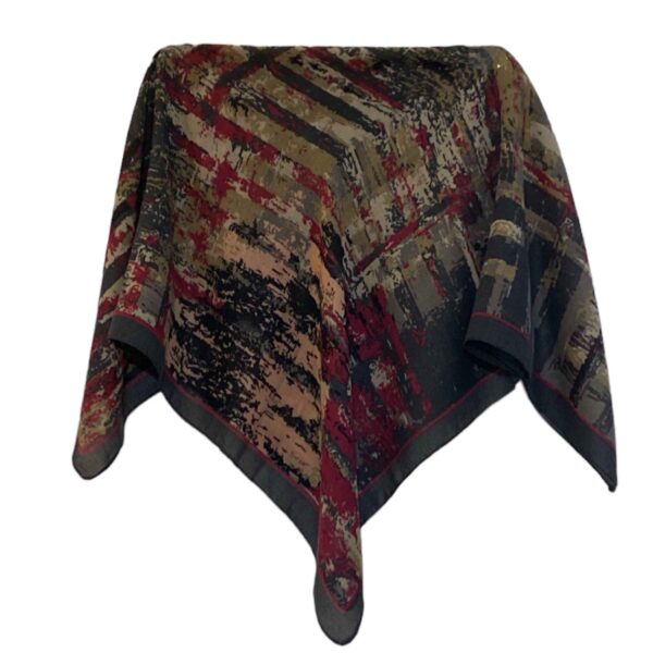 Women's Scarf - Abstract Design for Daily Wear, Soft Touch