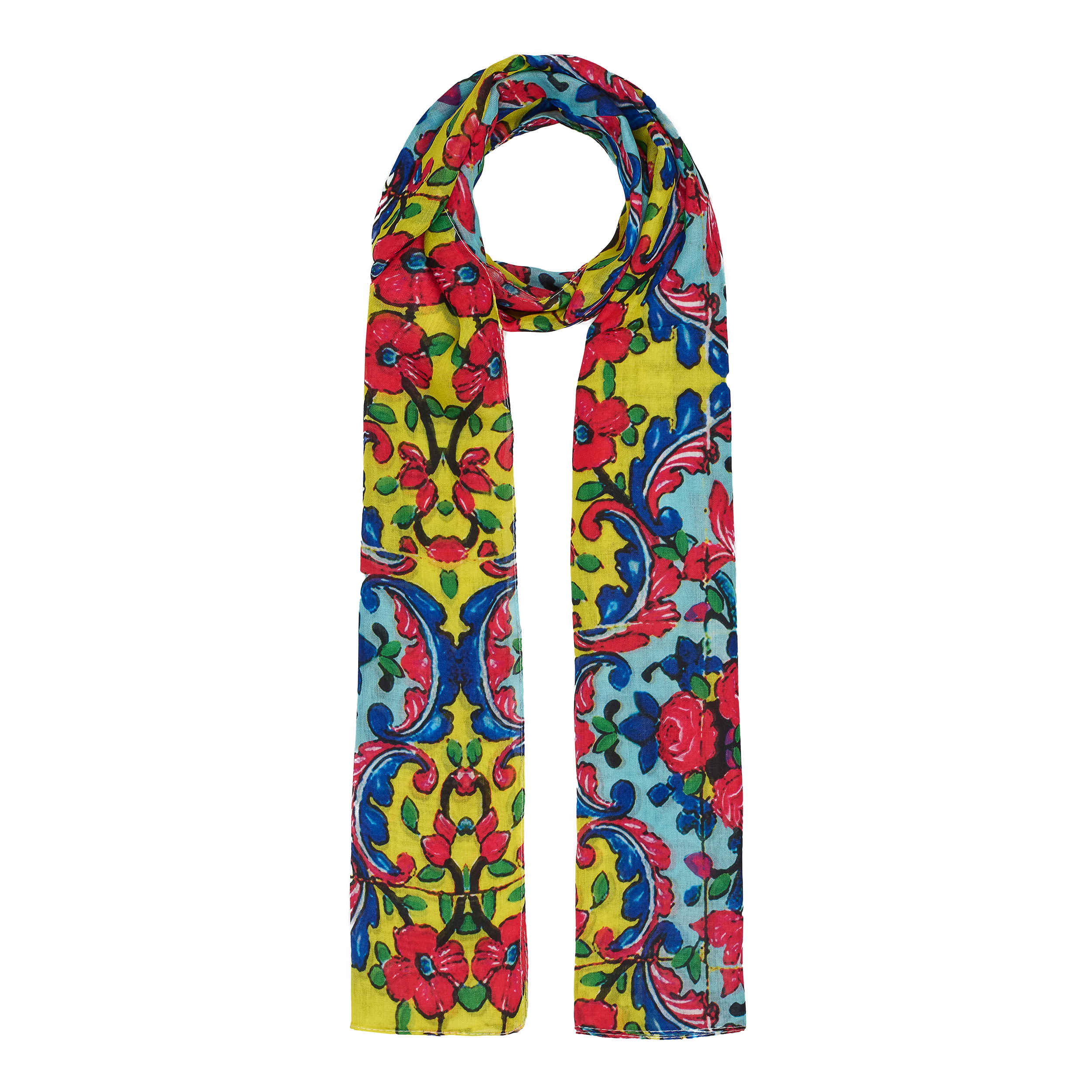 Traditional Shawl for Women Floral Design for Daily Wear