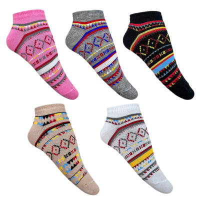 Women’s Socks with Geometric design (5-Pair)