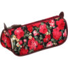 Zipper Pencil Pouch Washable Floral Design Fabric