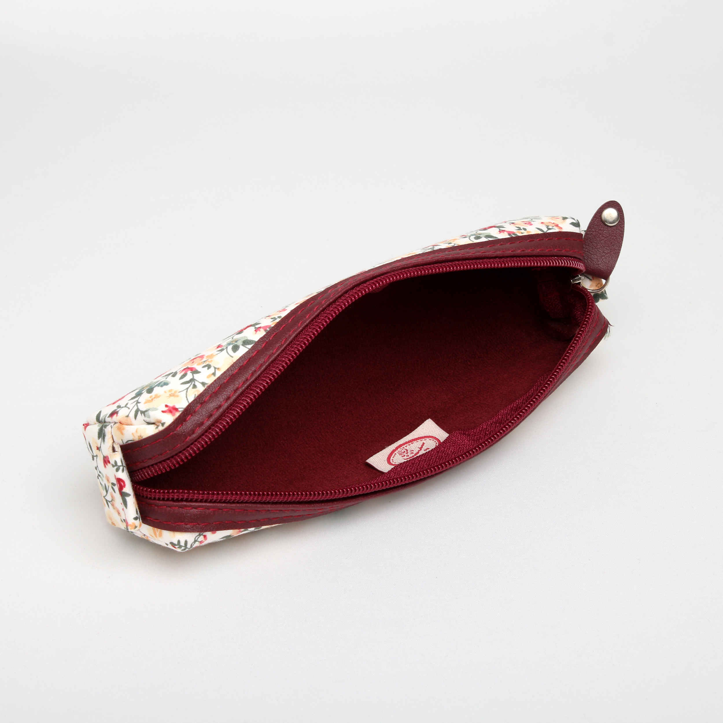 Zipper Pencil Pouch Floral Design for School & Office