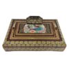 Floral Fantasy – Wooden Desk Organizer with Khatamkari Art