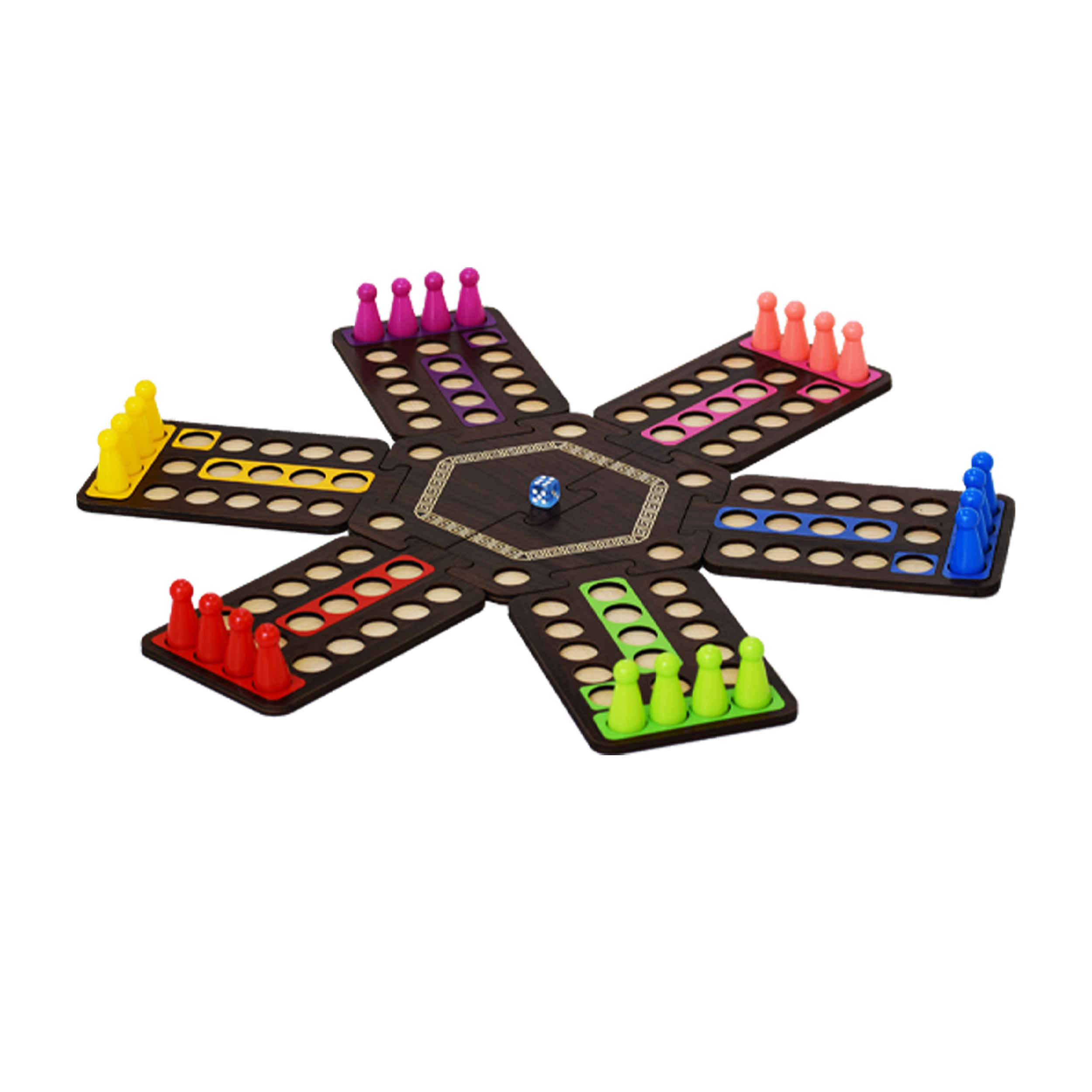 Mensch ärgere Dich nicht (Ludo) – Classic Family Board Game for 4 - 6 Players