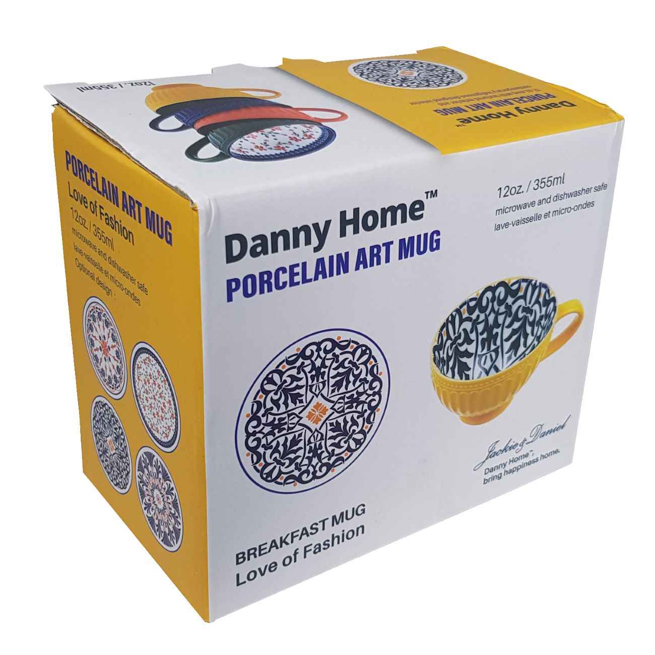 Artistic Ceramic Cup – Handcrafted with Traditional Floral Blue Design