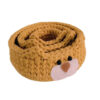 Bear Crochet Storage Basket Yarn Set of 3