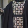 Black Abaya for Women with Floral Design Model Noura