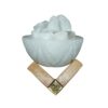 Persian Bowl Salt Lamp - Natural Rock Salt Chunks & Wooden Base