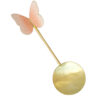 Brass Nut Serving Spoon Butterfly Design