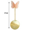 Brass Nut Serving Spoon Butterfly Design
