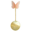Brass Nut Serving Spoon Butterfly Design