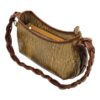 Handmade Brown Leather Crossbody Bag - Gina Model