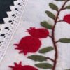 Persian Bukhara Embroidery Makeup Bag with Pomegranates Design
