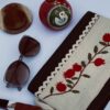 Persian Bukhara Embroidery Makeup Bag with Pomegranates Design