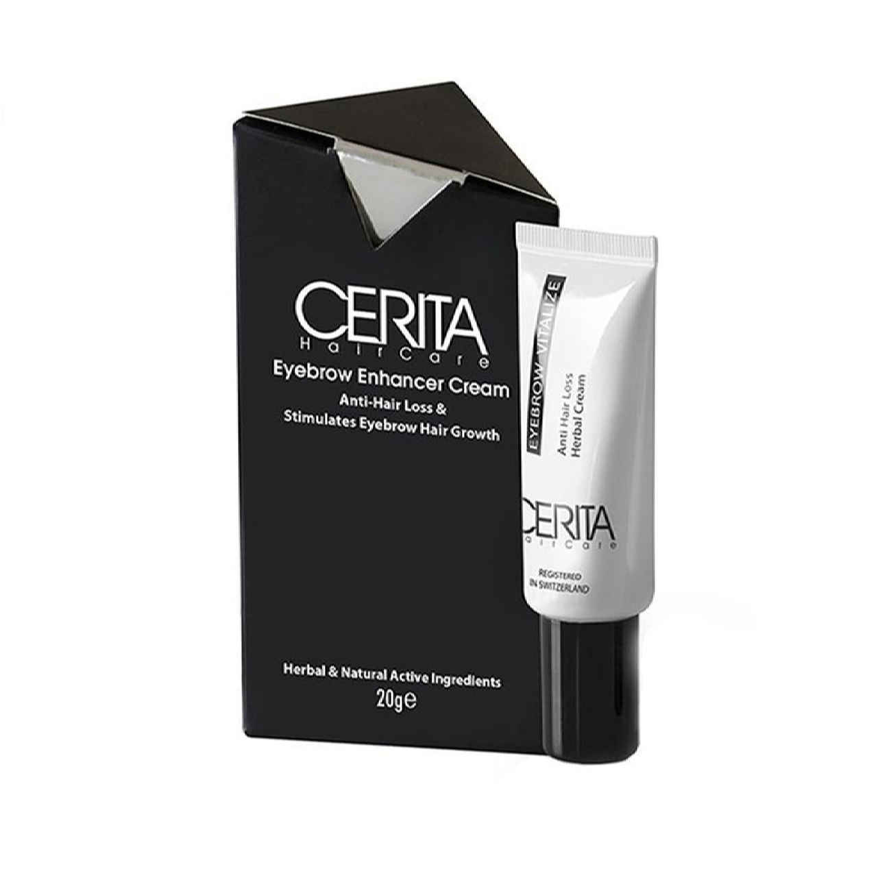Cerita Herbal & Strengthening Eyebrow Cream 20 ml (x2)