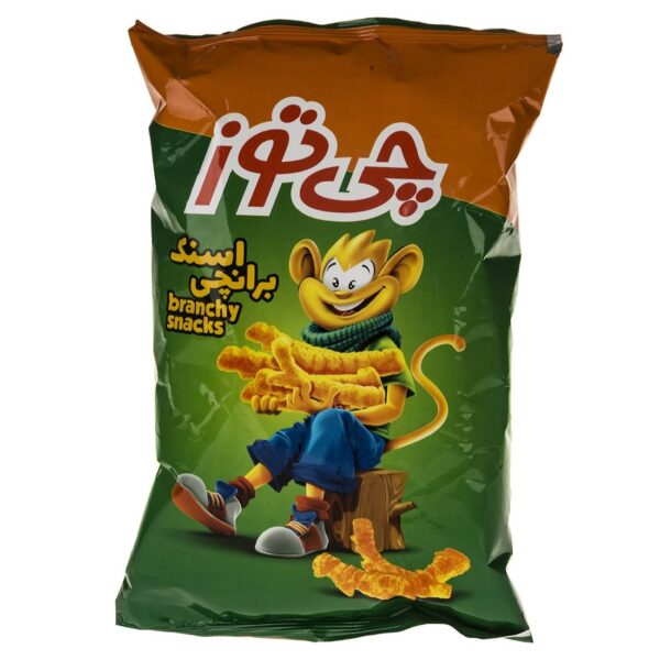 Iranian Cheetos Crunchy Cheese - Branchy Snack with Natural Color, 48 gr (10x)
