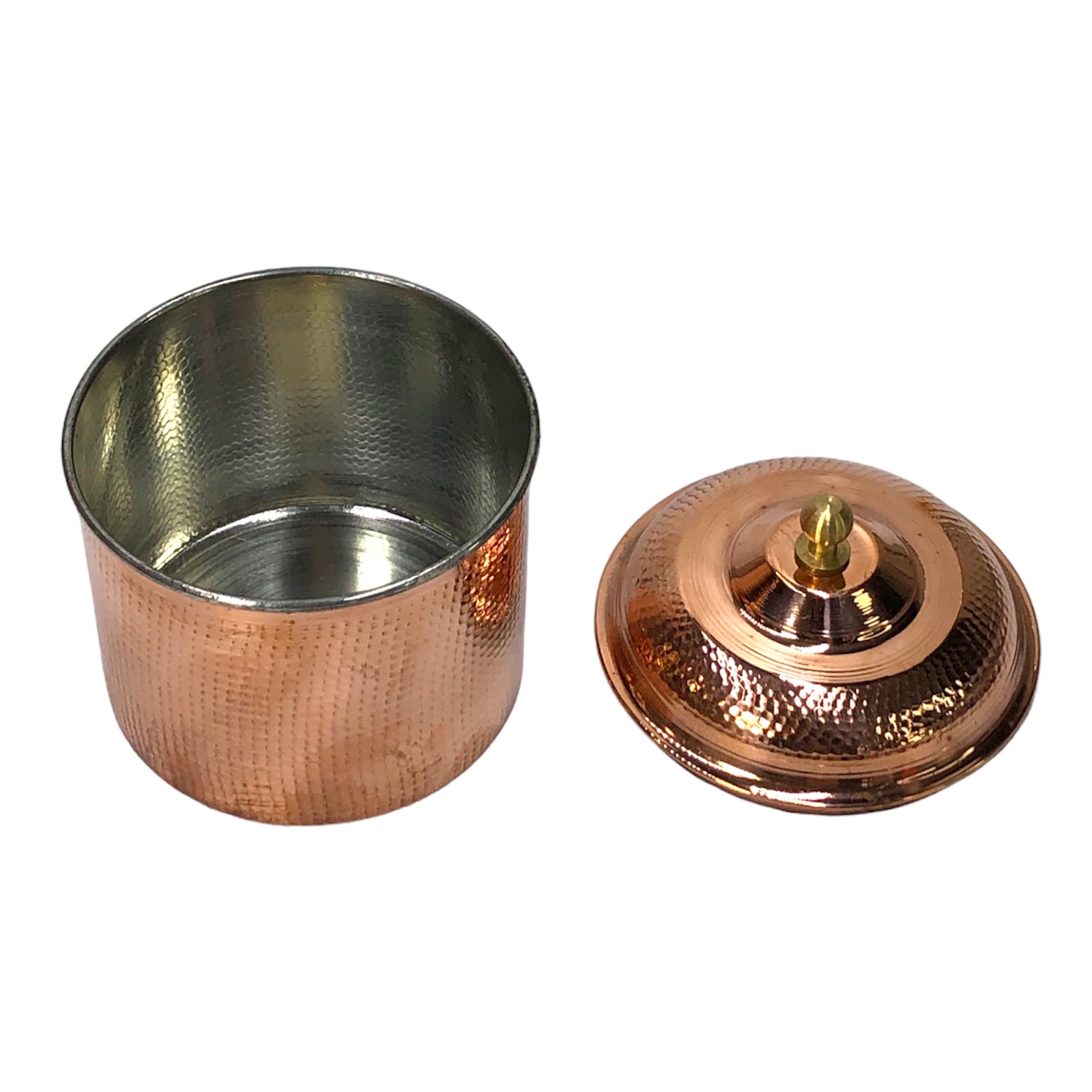 Copper Canister Jar Hammered to Enhance your Kitchen Handcrafted