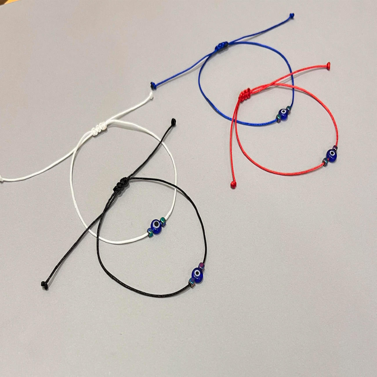 Cotton Cheshm Nazar Anklet Model Tanha