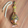 Decorative Copper Bottle Handcrafted & Hammered with Hand Painted Design