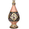 Decorative Copper Bottle Handcrafted & Hammered with Hand Painted Design