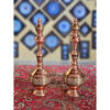 Decorative Copper Bottle with Persian Minakari Enamel Handmade