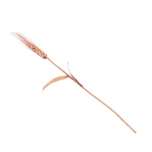 Decorative Copper Wheat Flower Handcrafted for Home Decor (x3)