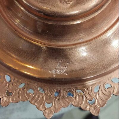 Decorative Copper Wall Plate Inspired by Persian Art